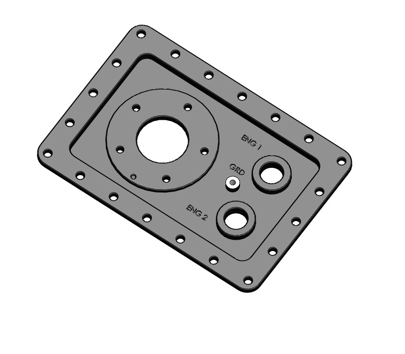 Combination SAE fuel sender and 3/8″ NPT fuel pick up<br/><br/><a href="https://adventuremarine.ca/product/fuel-tank-sender-combo-plate/"><span class="btn btn-default">Continue Reading<span class="meta-nav">→</span></span></a> combo plate